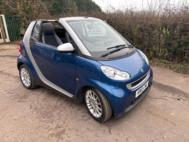 Used Smart ForTwo Cabrio Passion 2010 Blue Cabriolet