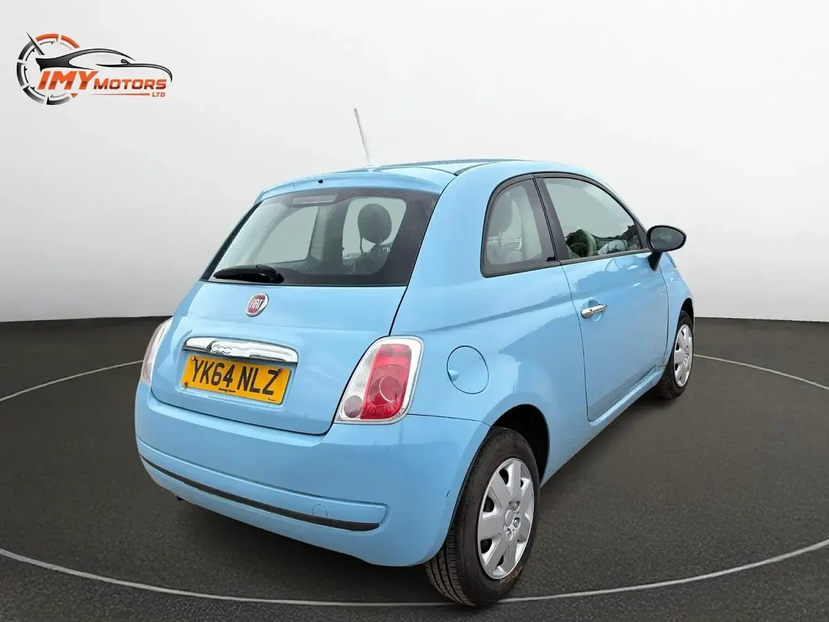 Used Fiat 500 69 HP (50 kW) 2014 Blue Hatchback