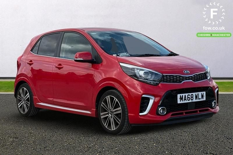 Red Used 2018 Kia Picanto GT-Line Hatchback | £8,999 (Fair price) - Image 1/4