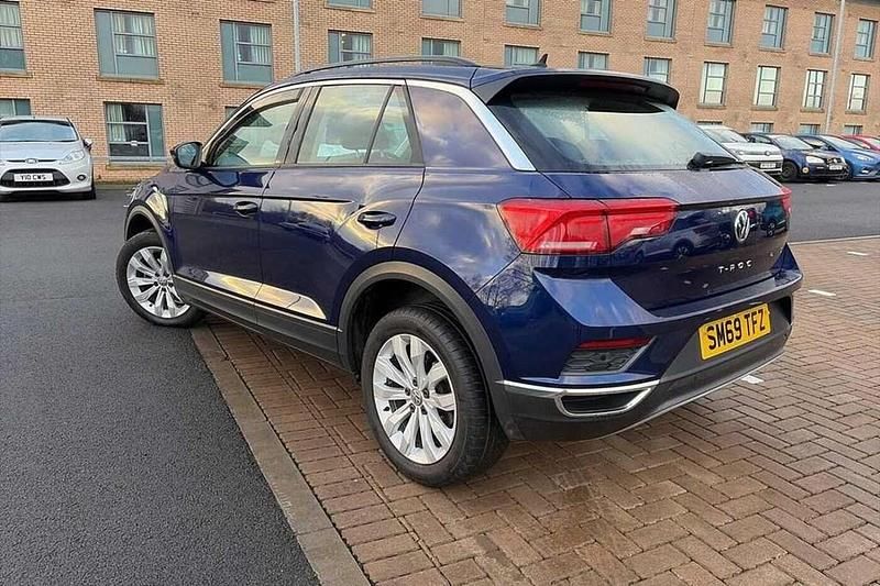 Used VW T-Roc SE 115 HP (84 kW) 2020 Blue SUV