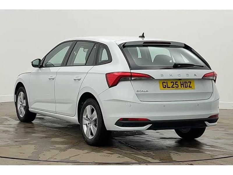Used Skoda Scala SE 85 HP (62 kW) 2025 Moon white metallic Hatchback