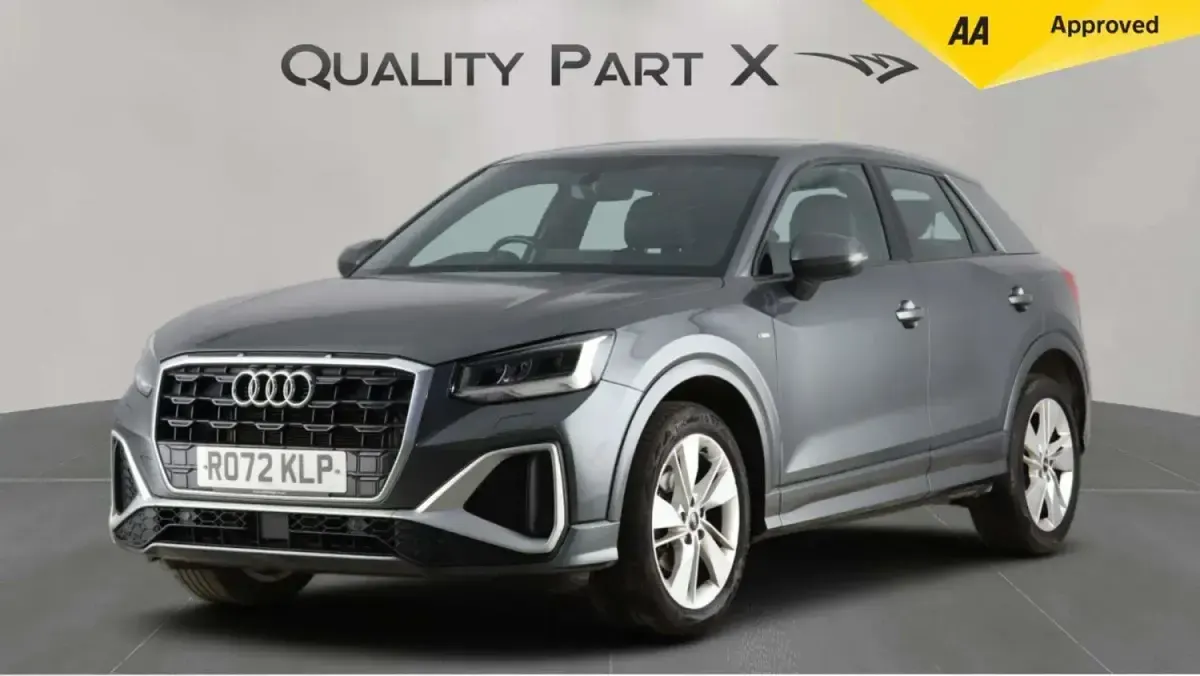 Begagnad Audi Q2 S-Line 2022 Grå SUV