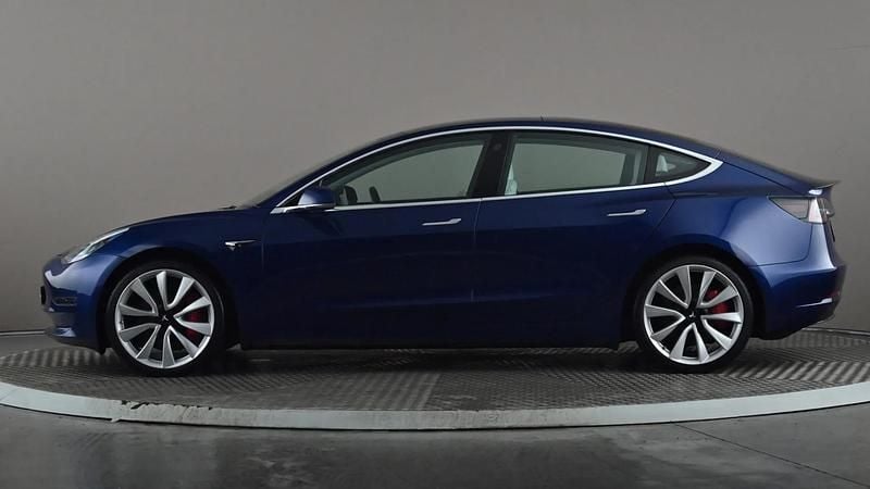 Used Tesla Model 3 Performance 335 kW (456 HP) 2019 Blue Sedan