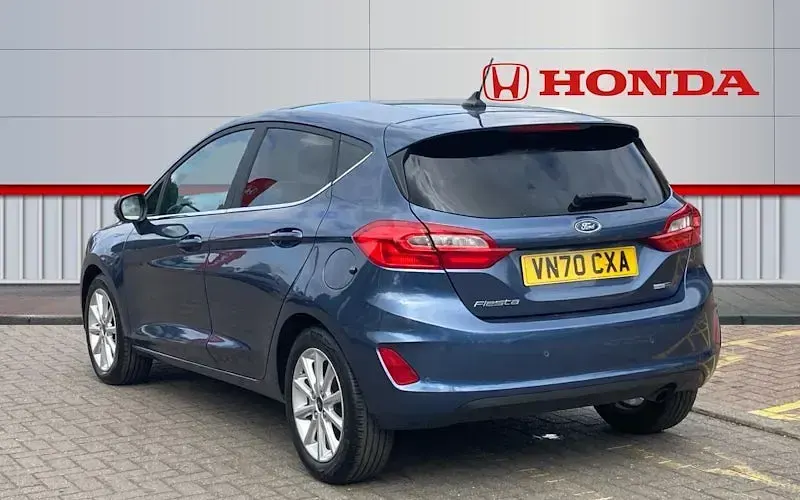 Used Ford Fiesta Titanium 125 HP (91 kW) 2020 Blue Hatchback