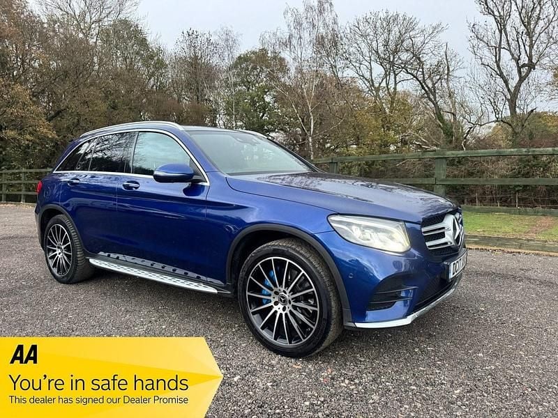 Blue Used 2017 Mercedes GLC250 AMG line SUV | £14,450 (Good price) - Image 1/4