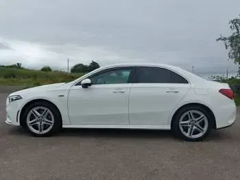 Used Mercedes A250 AMG line 218 HP (160 kW) 2020 White Sedan