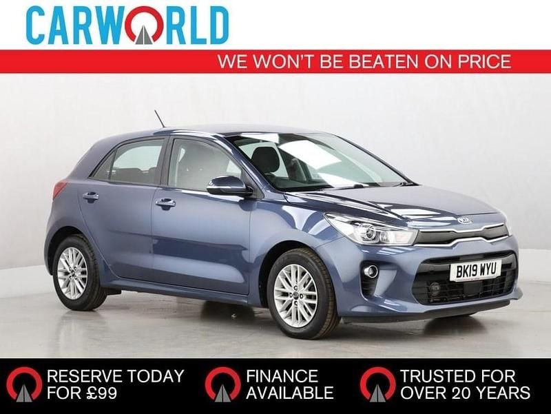 Blue Used 2019 Kia Rio 2 Hatchback | £8,701 (Fair price) - Image 1/3