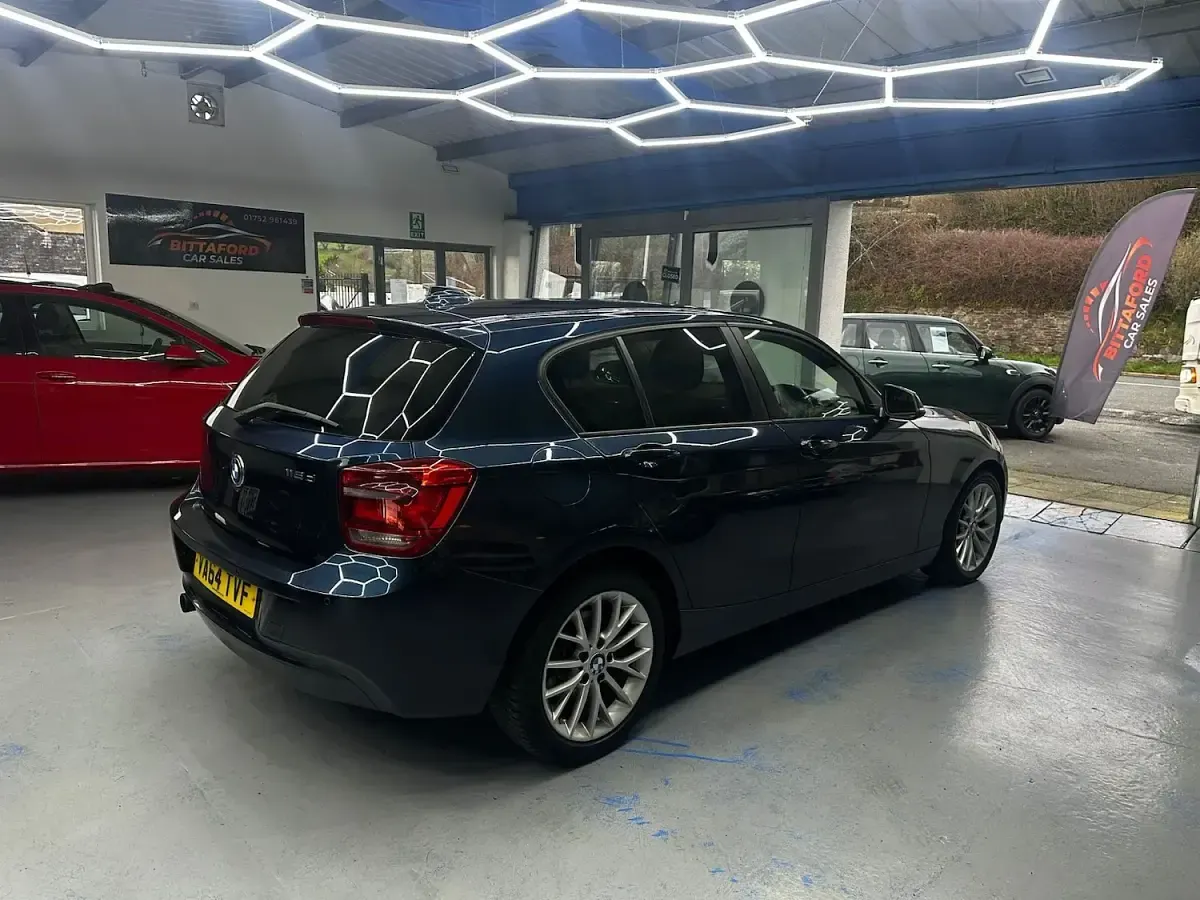 Used BMW 116 Sport Line 116 HP (85 kW) 2015 Blue Hatchback