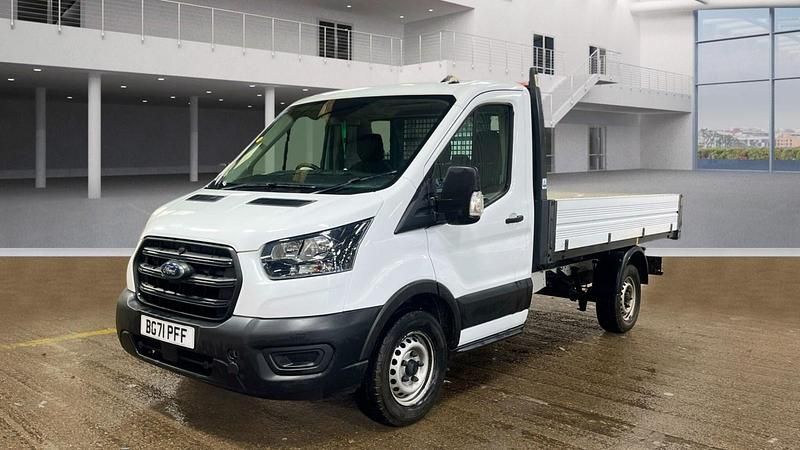 Used Ford Transit S 130 HP (95 kW) 2021 White Cabriolet