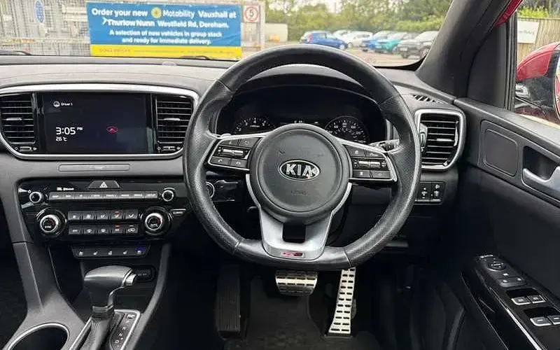 Used Kia Sportage GT-Line S 177 HP (130 kW) 2021 Red SUV