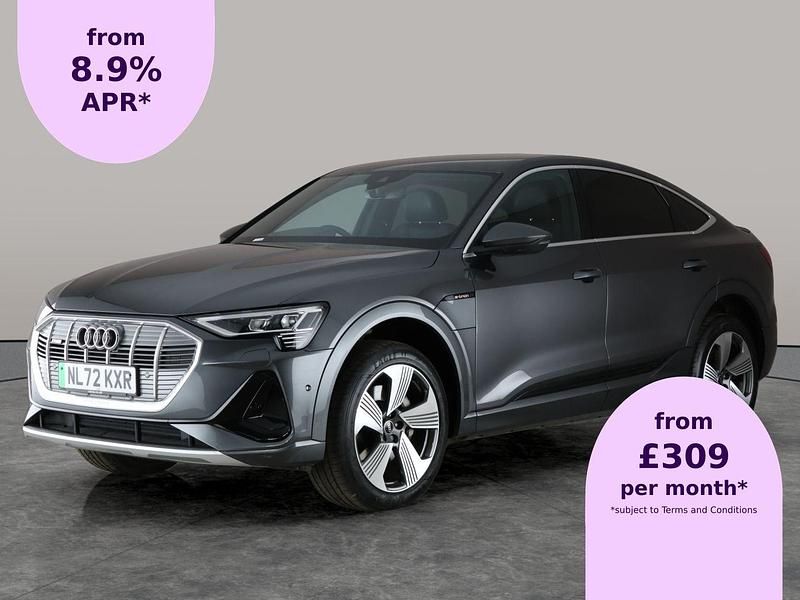 Grey Used 2022 Audi e-tron S-Line SUV | £22,178 (Good price) - Image 1/2