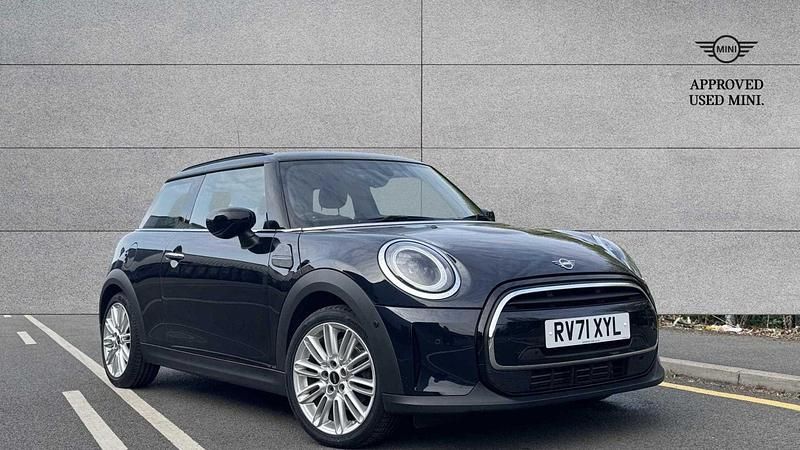 Enigmatic black metallic Used 2021 Mini Cooper Exclusive Hatchback | £18,293 (Fair price) - Image 1/4