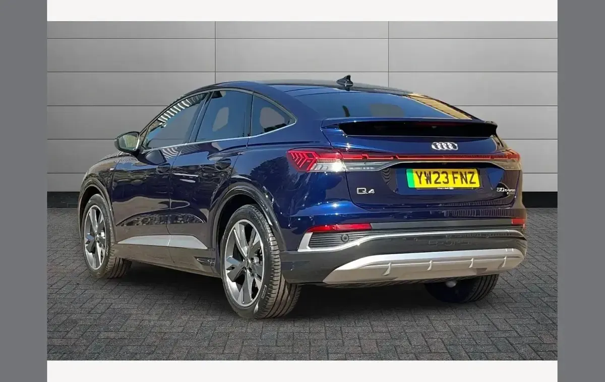 Used Audi Q4 e-tron S-Line 219 kW (299 HP) 2023 Blue SUV