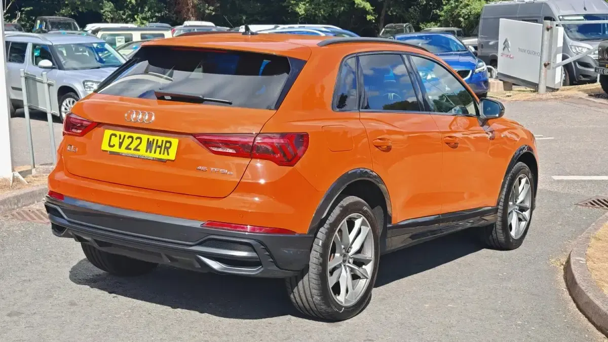 Used Audi Q3 Black Edition 245 HP (180 kW) 2022 Orange SUV
