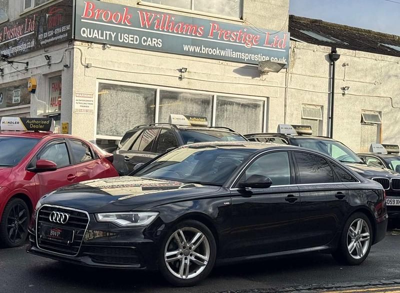 Used Audi A6 S-Line 2013 Black Sedan