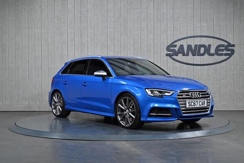 Blue Used 2017 Audi S3 Sportback Performance Hatchback | £19,399 - Image 1/4