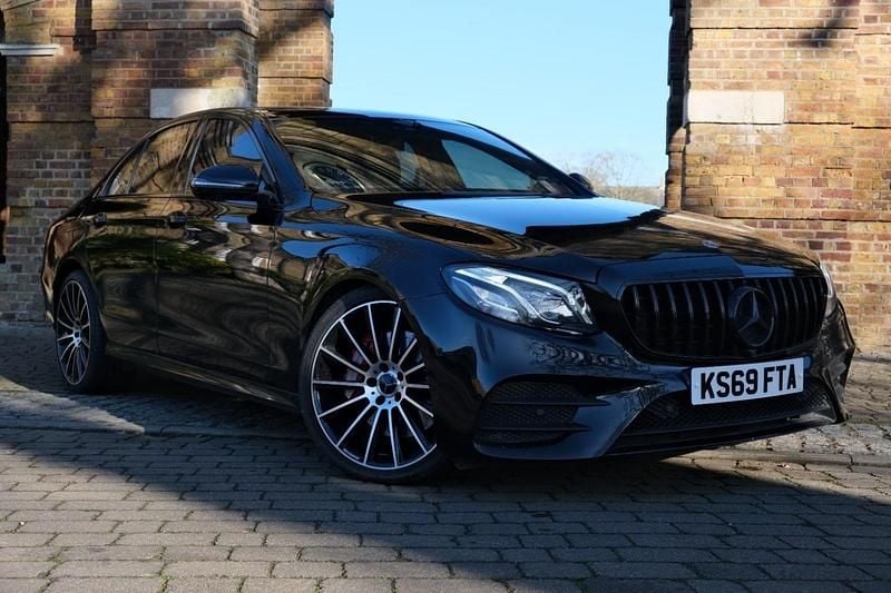 Black Used 2019 Mercedes E350 AMG line Sedan | £19,495 (Fair price) - Image 1/4