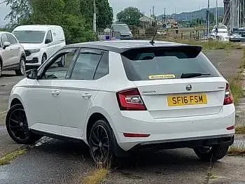 Used Skoda Fabia Monte Carlo 95 HP (69 kW) 2020 White Hatchback