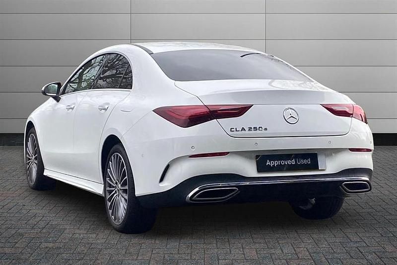 Used Mercedes CLA250e AMG Line Premium 218 HP (160 kW) 2024 Polar white Sedan