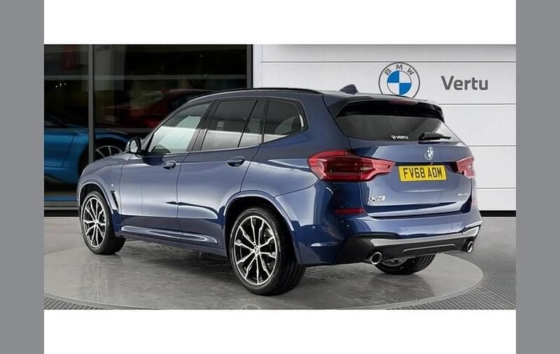 Used BMW X3 M Sport 190 HP (139 kW) 2018 Blue SUV
