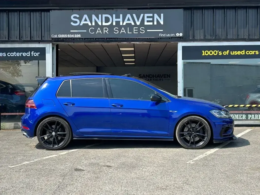 Used VW Golf VII R 300 HP (220 kW) 2019 Blue Hatchback