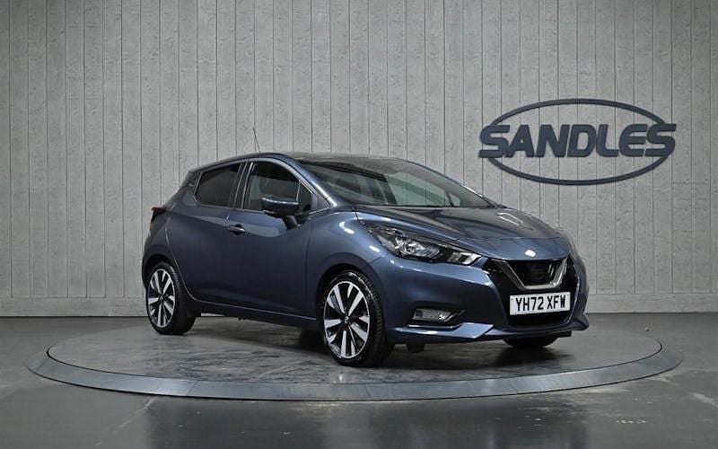 Grey Used 2022 Nissan Micra Tekna Hatchback | £10,999 (Fair price) - Image 1/4