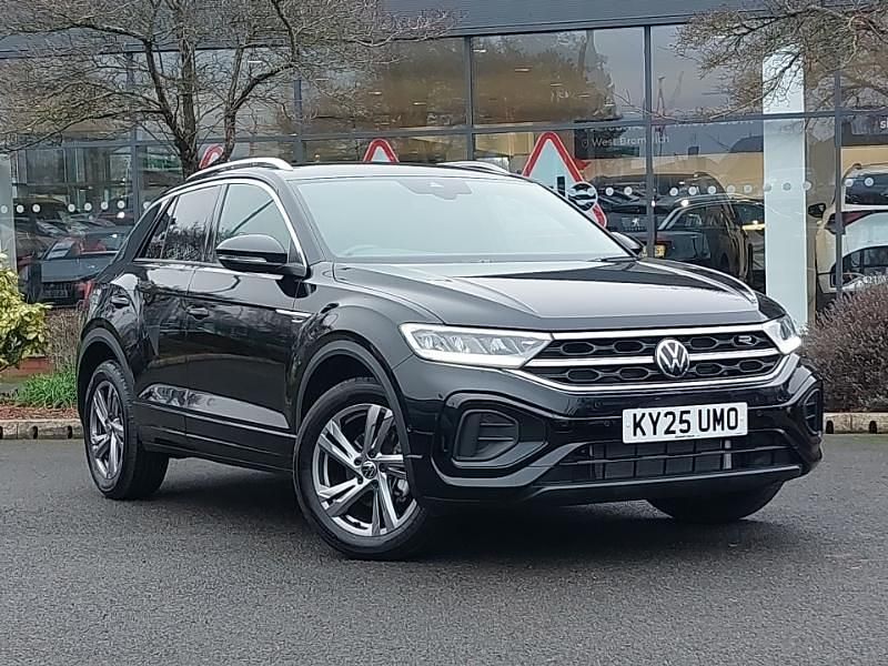 Black Used 2025 VW T-Roc R-line SUV | £26,998 (Fair price) - Image 1/4