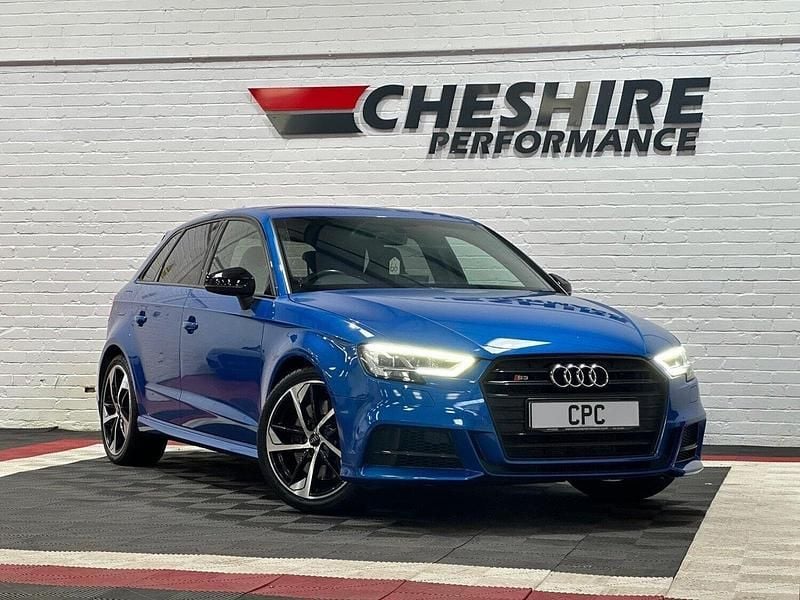 Blue Used 2019 Audi S3 Sportback Black Edition Hatchback | £21,990 (Fair price) - Image 1/3