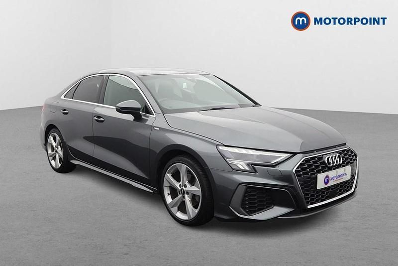 Used Audi A3 S-Line 110 HP (80 kW) 2023 Grey Sedan