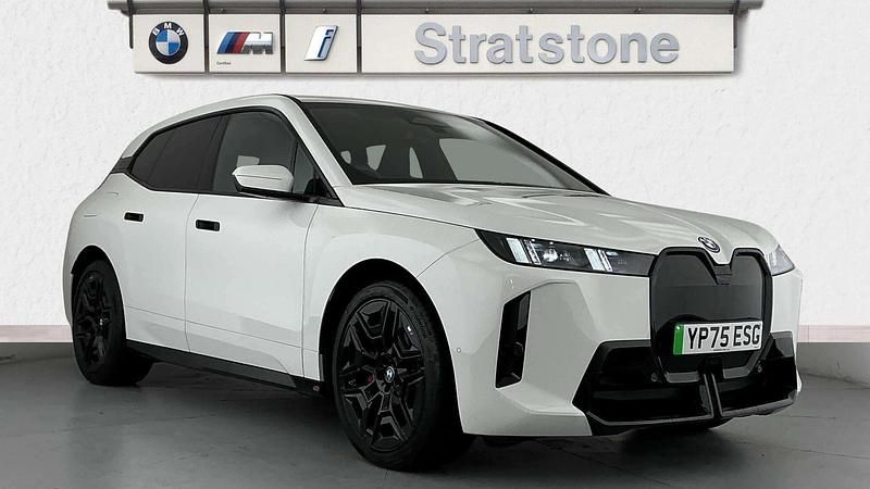 White New 2025 BMW iX M Sport SUV | £55,290 (Super price) - Image 1/4