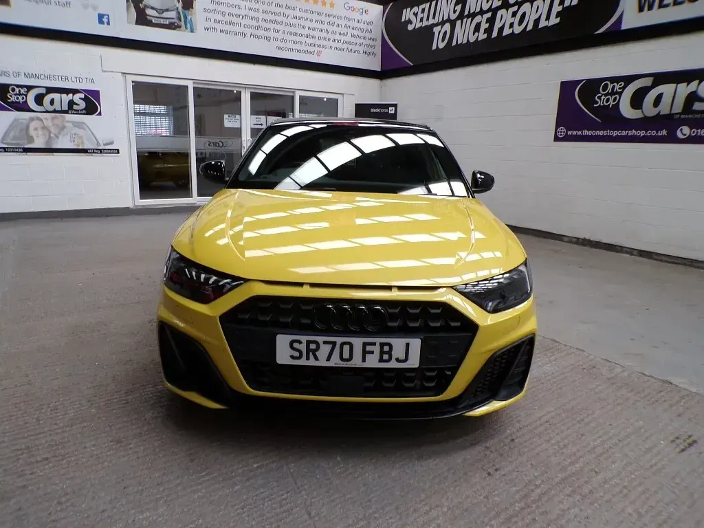 Used Audi A1 Sportback S-Line 2020 Yellow Hatchback