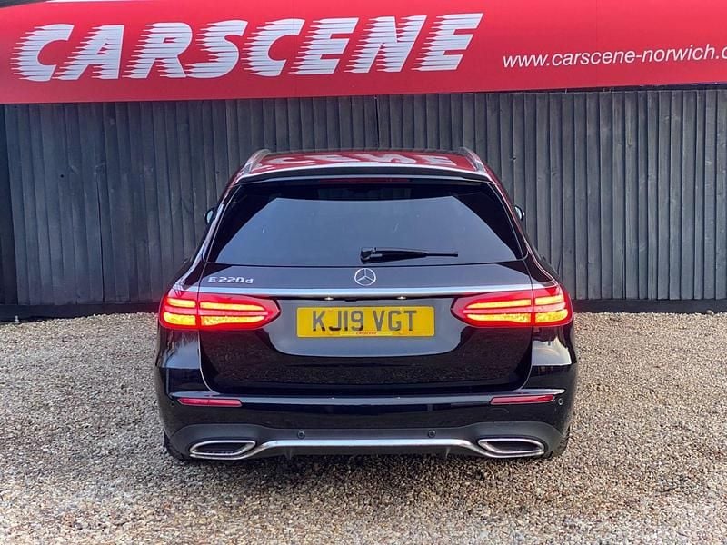 Used Mercedes E220 AMG line 2019 Black Estate