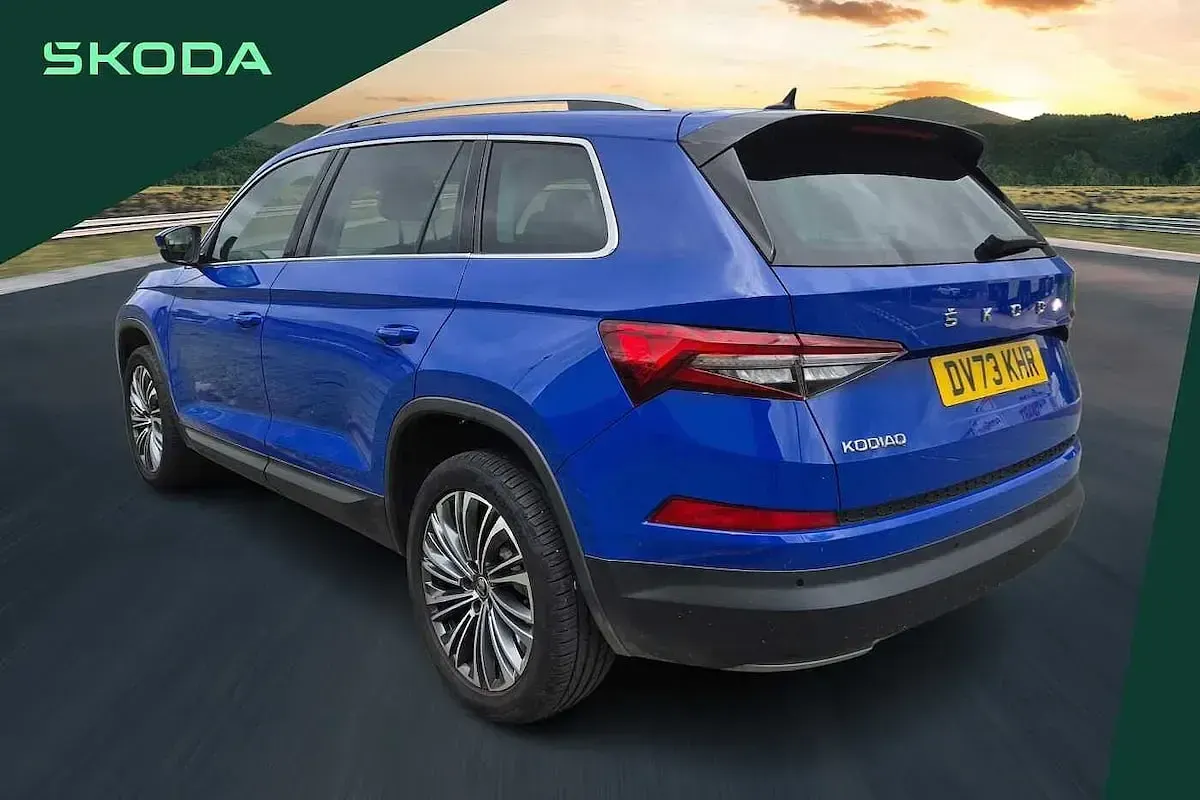 Used Skoda Kodiaq SE L Executive 150 HP (110 kW) 2023 Blue SUV