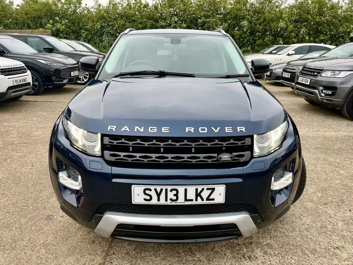 Used Land Rover Range Rover evoque Dynamic 190 HP (139 kW) 2013 Blue SUV