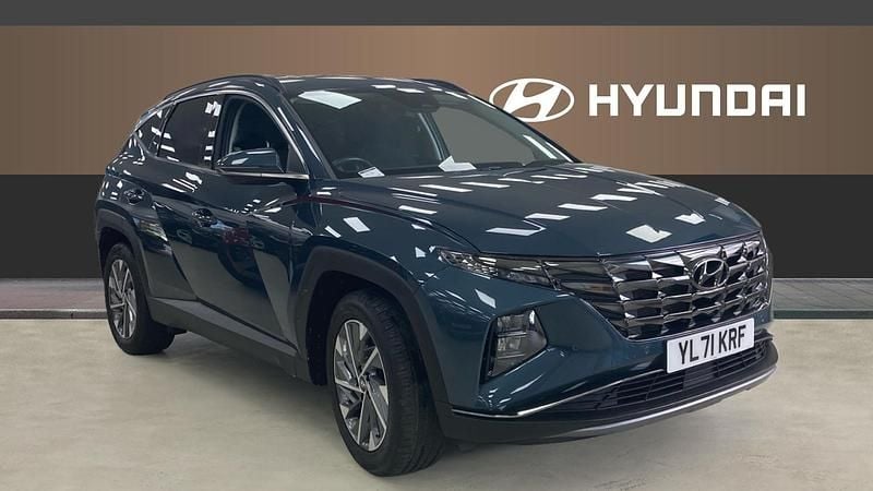 Blue Used 2021 Hyundai Tucson Premium SUV | £17,673 (Fair price) - Image 1/3