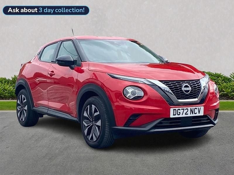Red Used 2022 Nissan Juke Acenta SUV | £14,249 (Good price) - Image 1/4