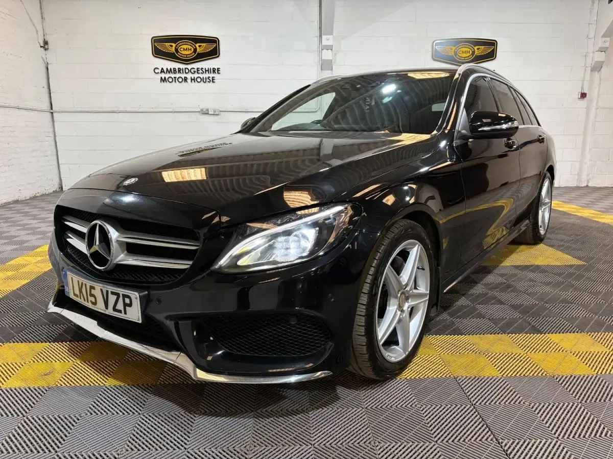 Used Mercedes C220 AMG line 2015 Black Estate