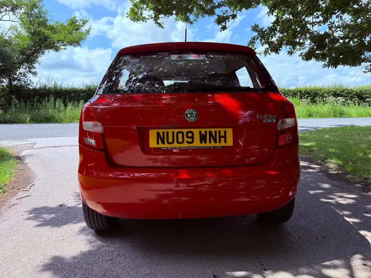 Used Skoda Fabia 2009 Red Hatchback