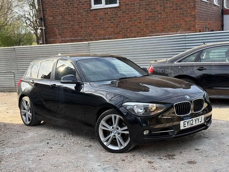 Used BMW 120 Sport Line 2012 Black Hatchback