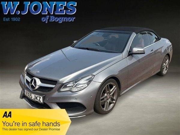 Silver Used 2015 Mercedes E250 AMG line Cabriolet | £12,825 (Fair price) - Image 1/1