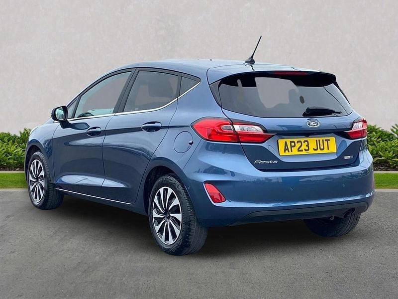 Used Ford Fiesta Titanium 125 HP (91 kW) 2023 Blue Hatchback
