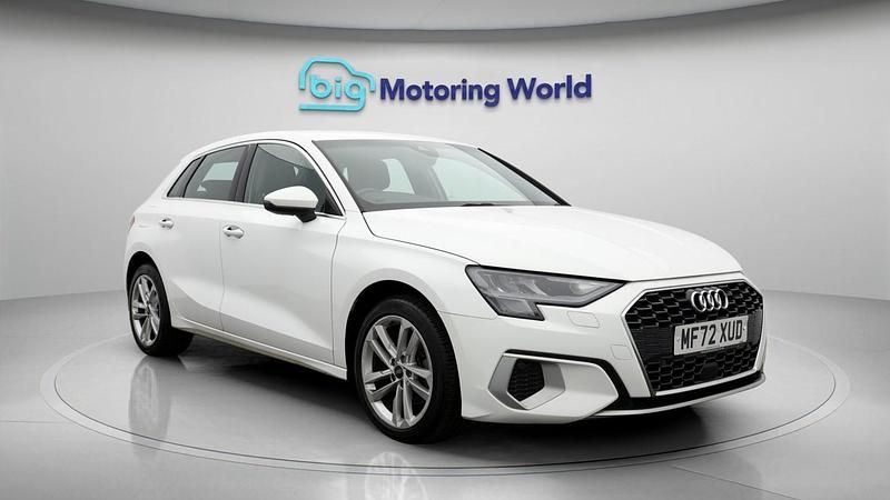 White Used 2022 Audi A3 Sportback Sport Hatchback | £17,600 (Fair price) - Image 1/4