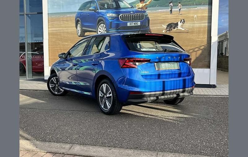 Used Skoda Fabia SE L 108 HP (79 kW) 2023 Blue Hatchback