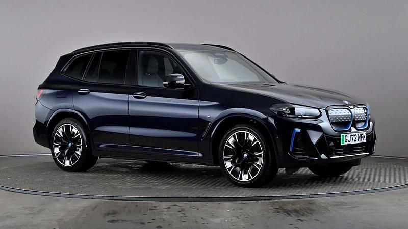 Black Used 2022 BMW iX3 M Sport SUV | £31,498 (Expensive) - Image 1/3