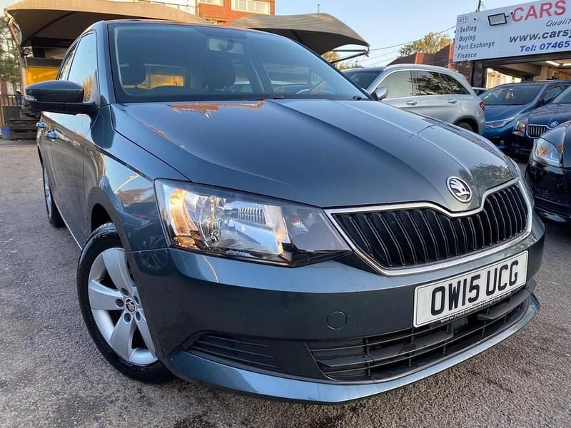 Grey Used 2015 Skoda Fabia SE Hatchback | £7,499 (A bit pricey) - Image 1/4