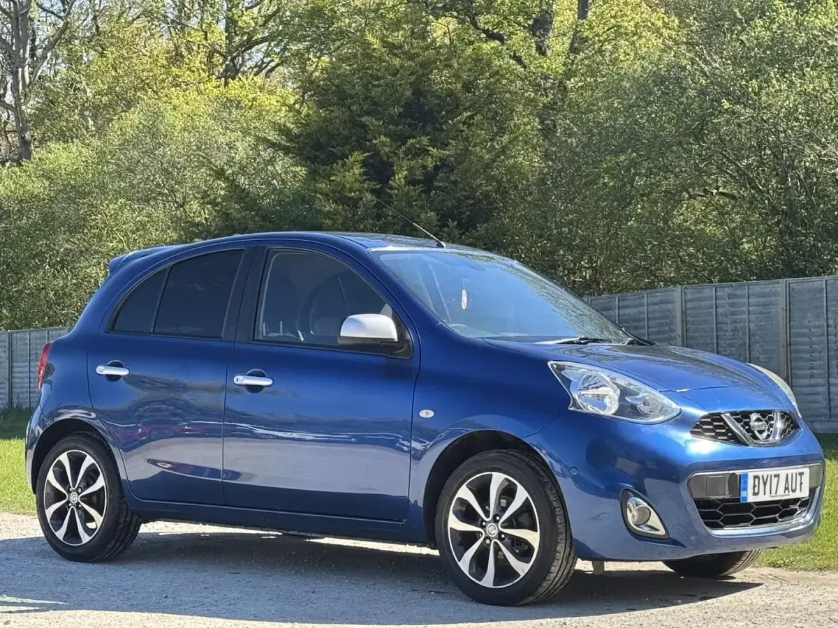 Używany Nissan Micra N-TEC 80 KM (58 kW) 2017 Niebieski Hatchback