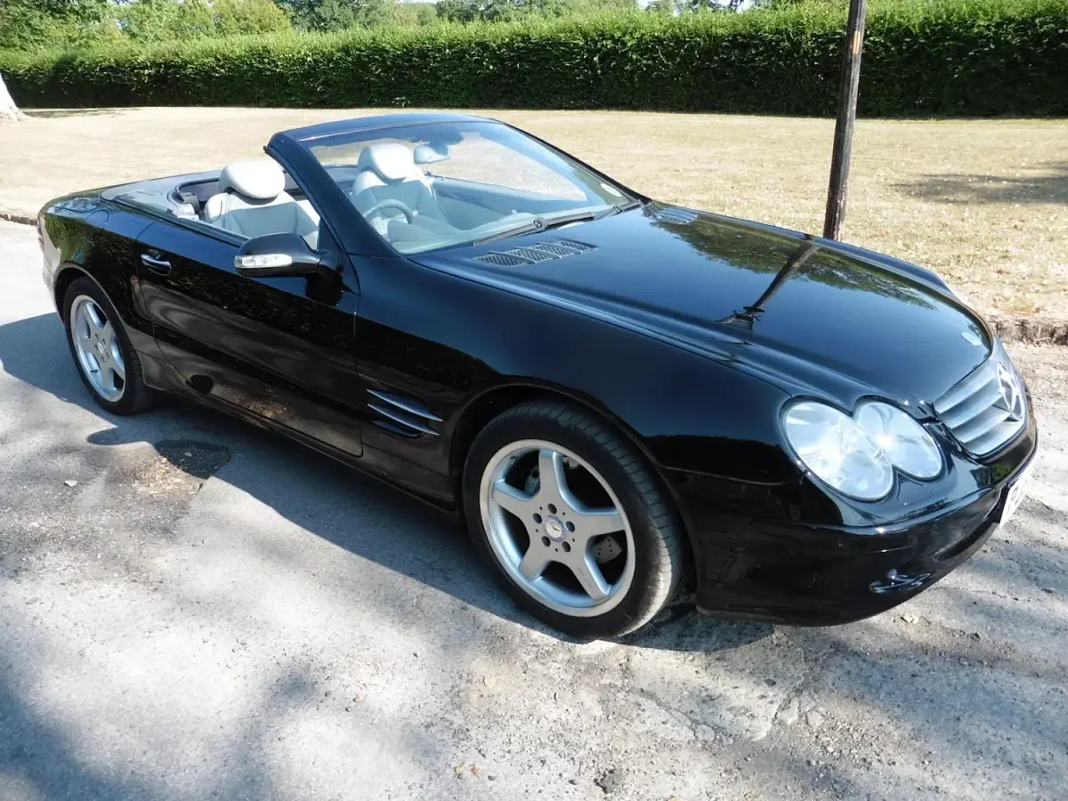 Used Mercedes SL350 2003 Black Cabriolet