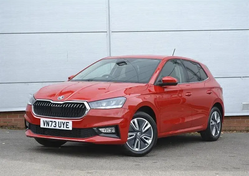 Used Skoda Fabia SE L 110 HP (80 kW) 2024 Red Hatchback
