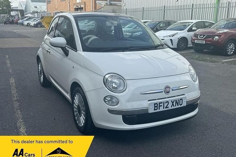 White Used 2012 Fiat 500 Lounge Hatchback | £3,799 (Good price) - Image 1/1