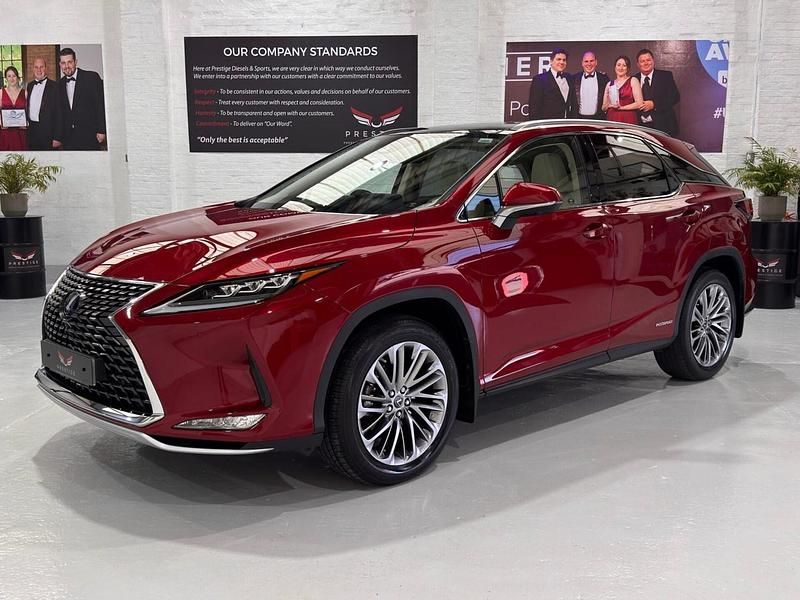 Used Lexus RX450h 2021 Red SUV